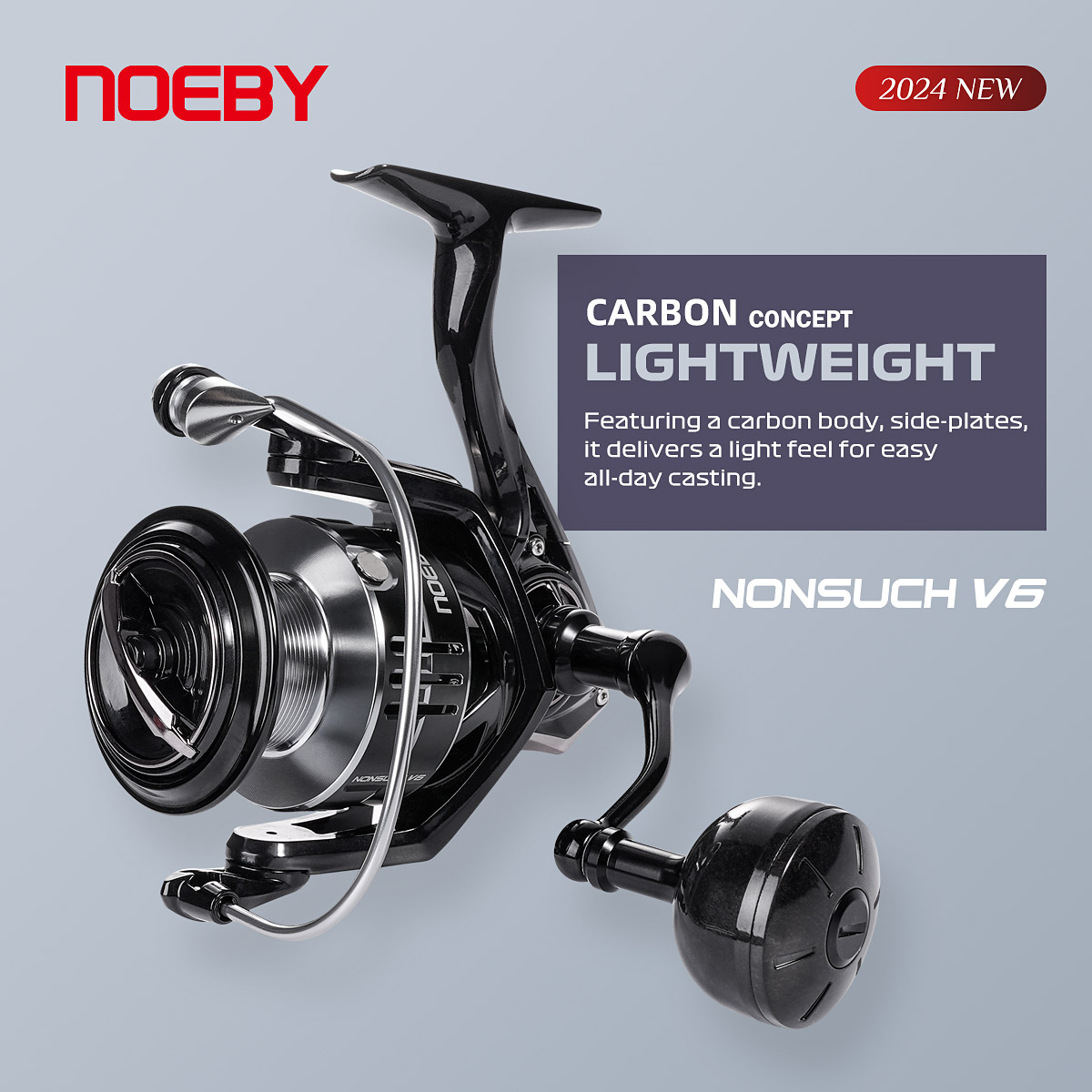 Noeby Carbon Spinning Fishing  - огляд і ціна Abu Garcia Reel Max