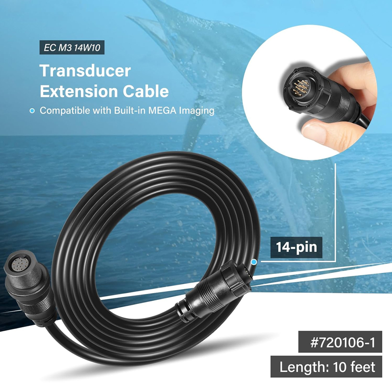 Transducer Extension Cable 10F - огляд і ціна Fish Finder