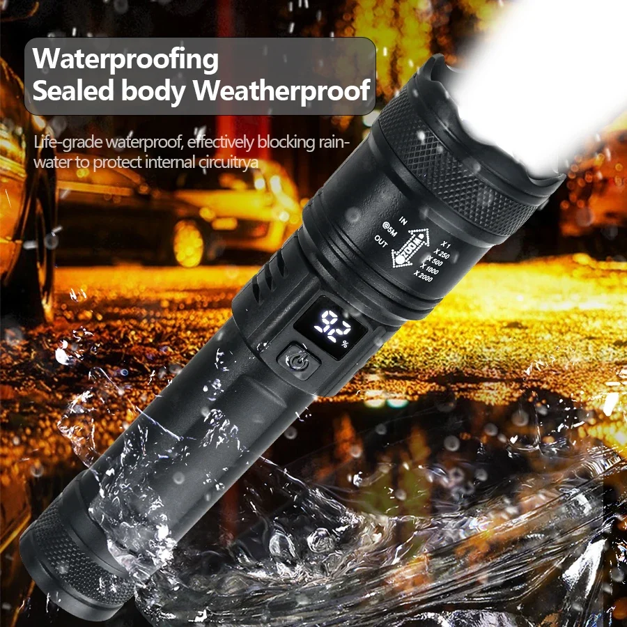 9900LM Powerful LED Flashlight - огляд і ціна Fish Finder Battery