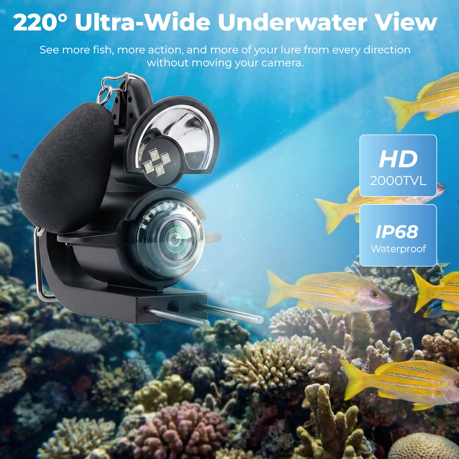 Portable Underwater Visual Fis - огляд і ціна Fish Finder Portable