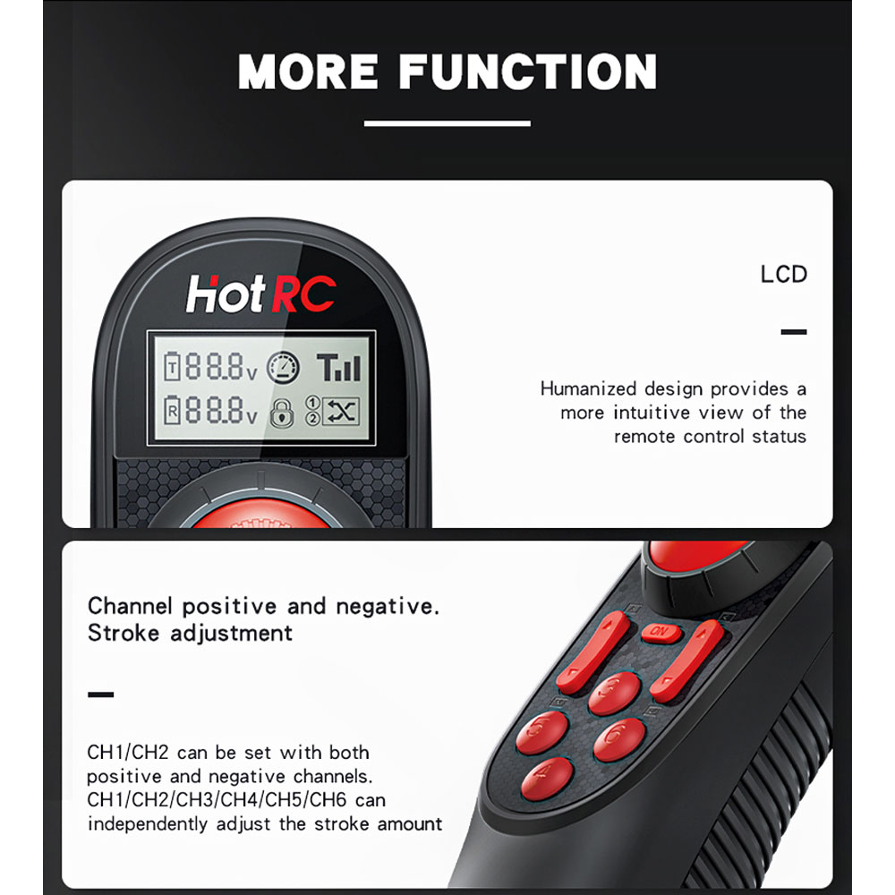 HOTRC DS600 Wireless Remote Co - огляд і ціна Fish Finder Battery