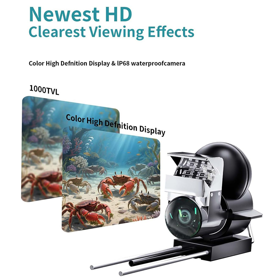 FOURQ Handheld 1080P 4.3'' LCD - огляд і ціна Fish Finder Portable