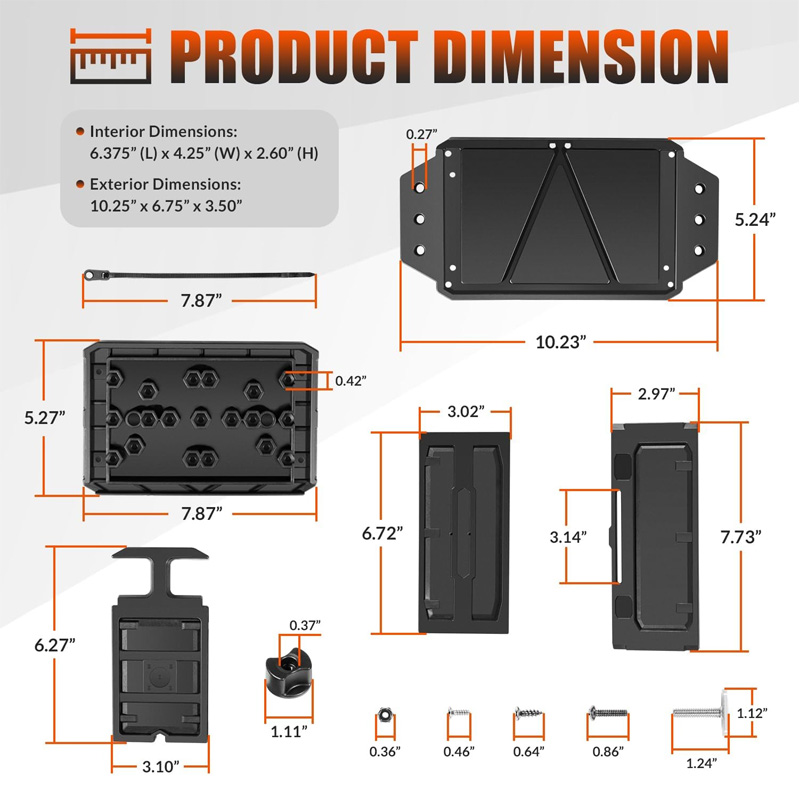 Track Mounted Battery Box for  - огляд і ціна Fish Finder Battery