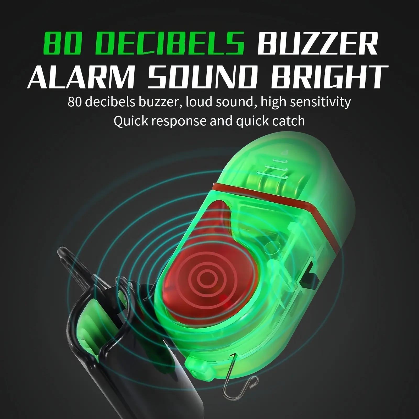 2PCS LED Fishing Bite Alarm, 2 - огляд і ціна Fish Alarm
